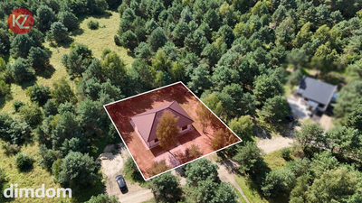 Nowoczesny dom parterowy 122,25 m² na wyjątkowej działce 1121 m² w otoczeniu lasu
