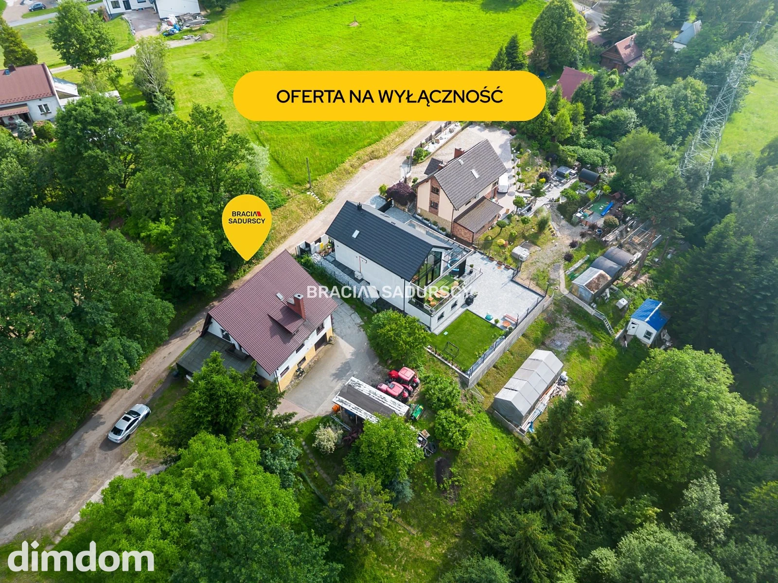 Dom z garażem, w ciszy i spokoju. Świątniki Górne.