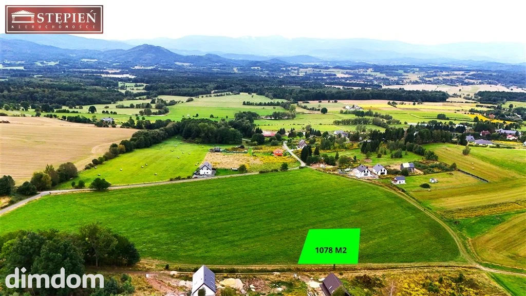 Działka MN 1078 m² – niepowtarzalny widok na góry