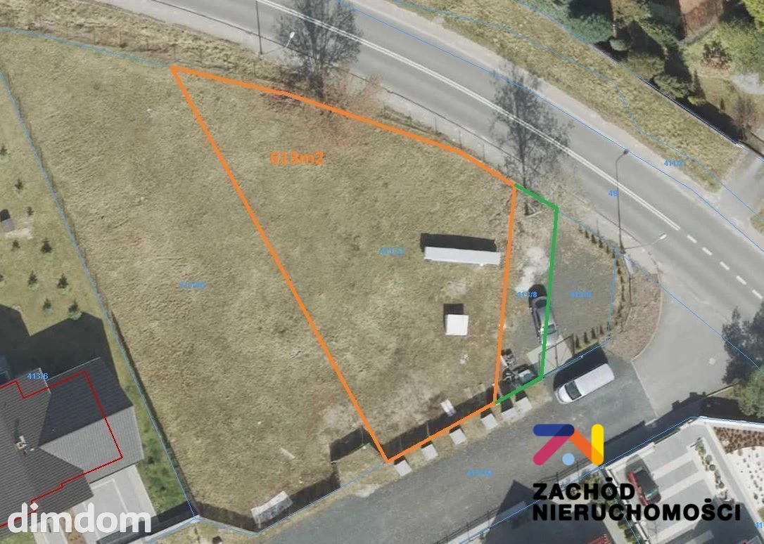Oferujemy Państwu na sprzedaż działkę budowlaną o pow. 613 m2 zlokalizowaną w Drzonkowie przy ul. Słonecznej - 3