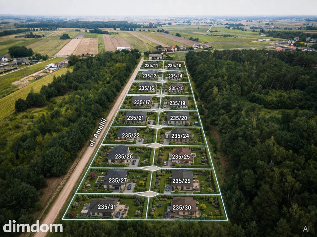 Leśna oaza 1011 m² | Sokolniki-Parcela | MPZP