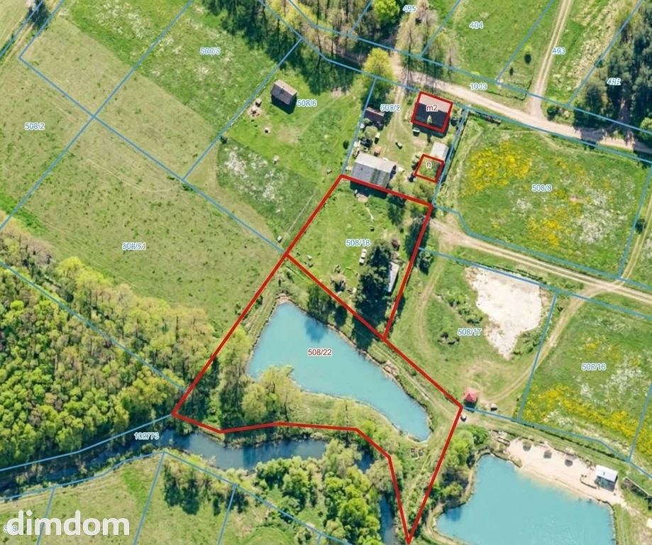 Własny staw ! Działka 4315 m² z MPZP - 2