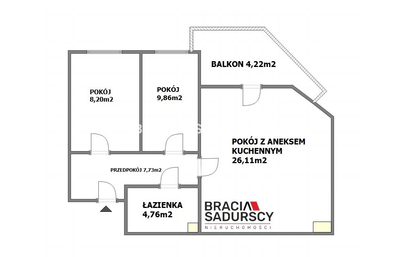 3-pokojowe mieszkanie z balkonem | Żabiniec - 3