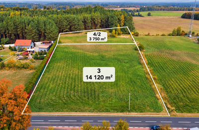 1,78 ha – potencjał na 12–14 działek i zysk - 4