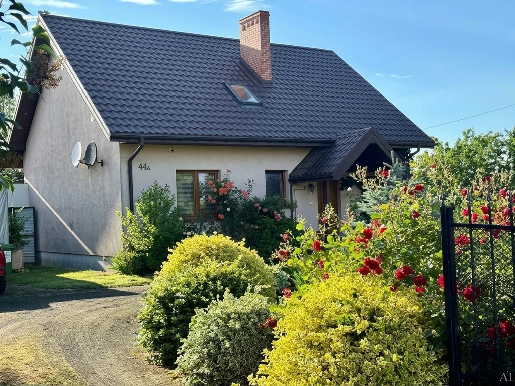 Sielankowy dom+ 2 białe gołębie pokoju w gratisie! - 115745382.jpg