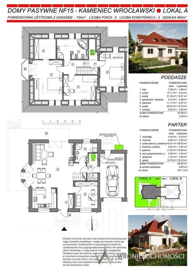 150 m² | 5 pokoi | działka 400 m² | Kamieniec Wrocławski - 3
