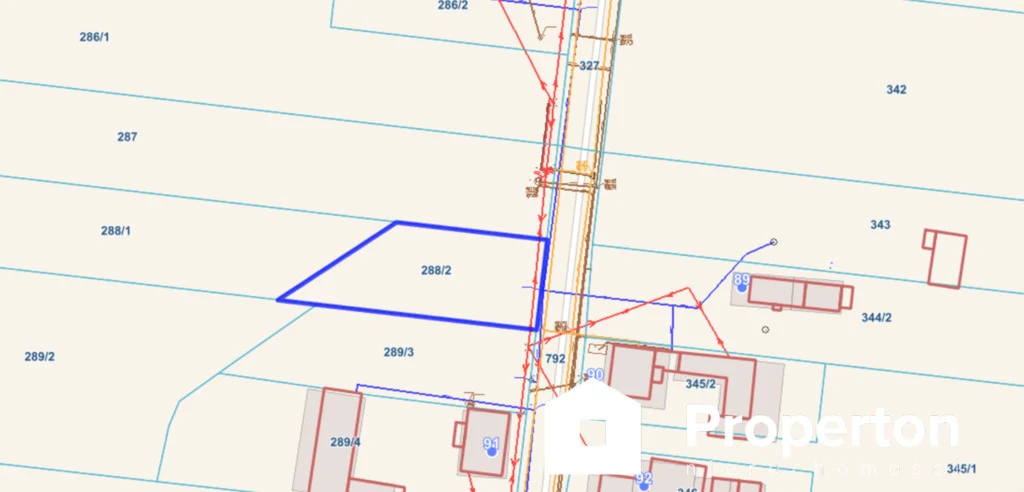 Działka budowlana 820m² z Warunkami Zab.-Gościmowice, gm.Moszczenica - 2