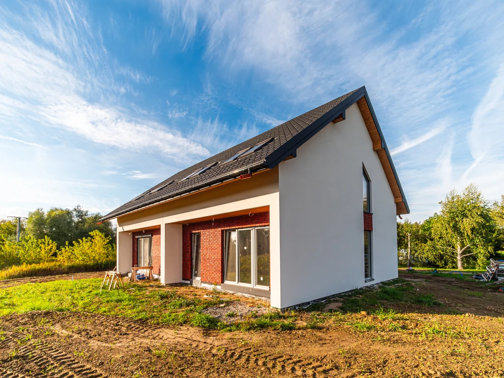 Nowoczesny dom w zabudowie bliźniaczej | 96,84 m²
