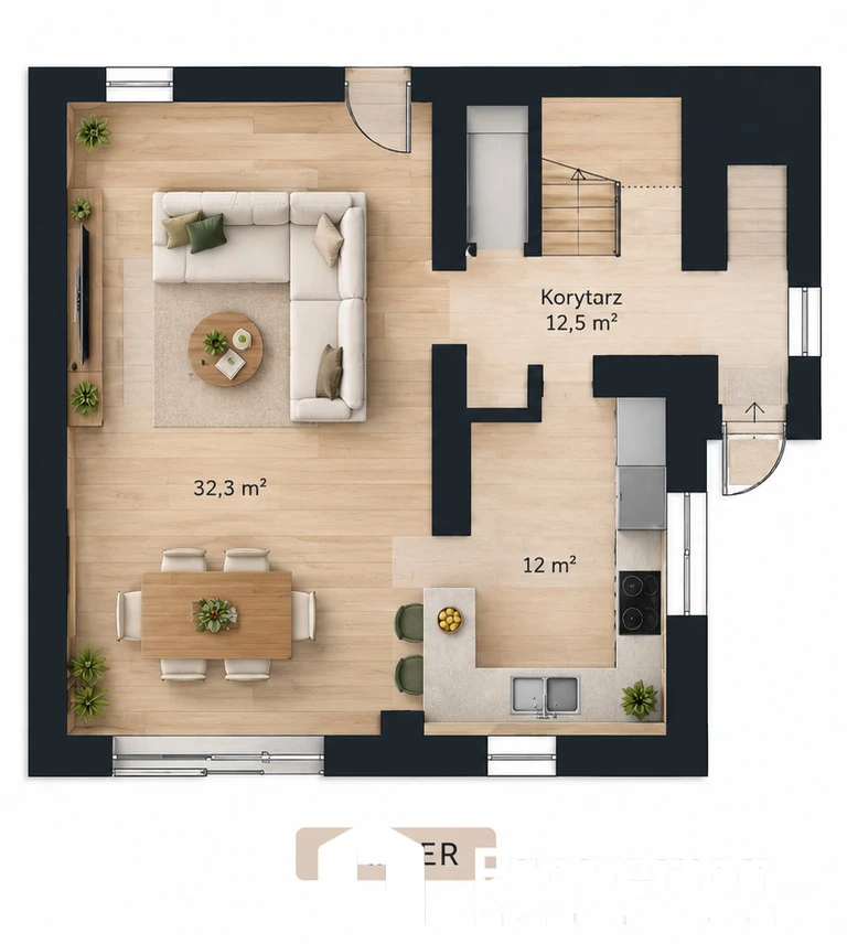 Dom wolnostojący 130 m²  Białystok, ul. Gedymina. Stan Deweloperski - 2