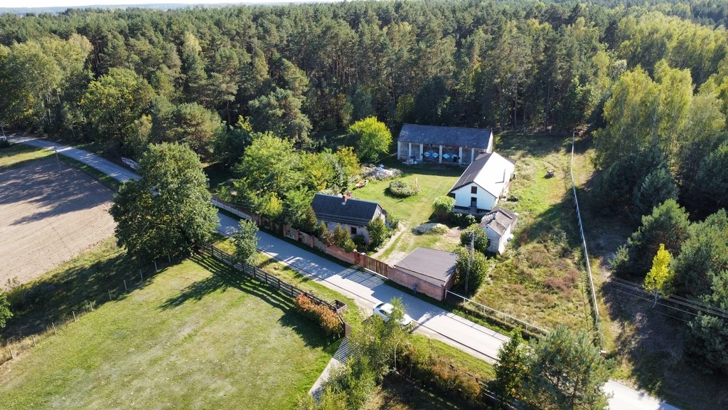 Siedlisko 1,1 ha (dwa domy) przy lesie - Siekierka Nowa gm. Chotcza.